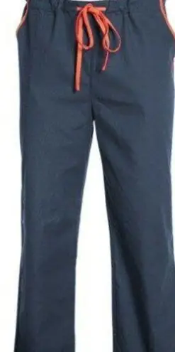 NFL Team Apparel Chicago Bears Scrub Duds Pants Navy Blue Orange NWT Size XS