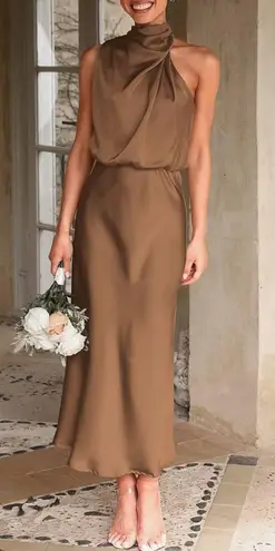 Amazon Brown Formal Dress