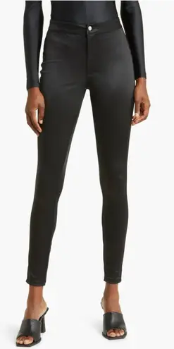 SKIMS Disco Pants Onyx Black Skinny Stretch Size Large