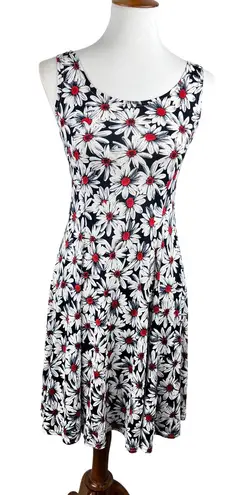 Dass & Co Paris Daisy Print Sleeveless Dress