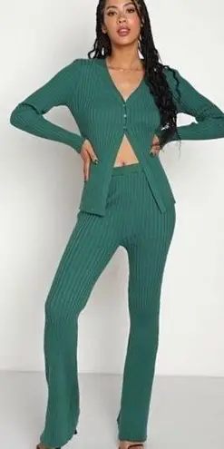 Callahan knit cardigan pant set NEW Green