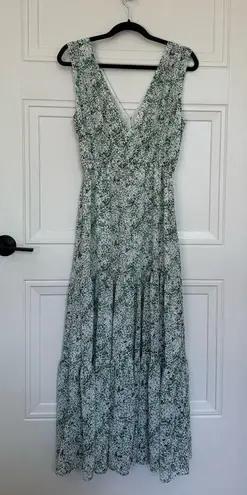 Banana Republic V-neck Floral Maxi Dress