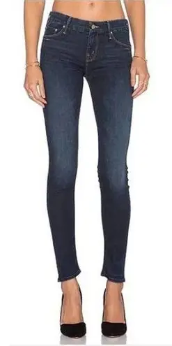 Mother The Looker Jaded Denim Size 25 Dark Wash Skinny Jeans