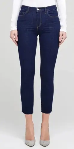L'Agence Sada High Rise Crop Slim Jeans Lexington