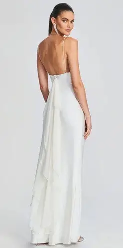 Retrofête Retrofete Marcia Dress in White Size Medium Sleeveless Maxi Slip NWT