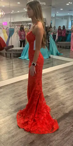 sophia thomas prom dress Red Size 00
