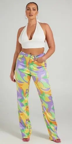 Danielle Bernstein Weworewhat saved by the bell flare colorful pants 105 - Image 1