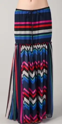 L.A.M.B. Gwen Stefani Silk Maxi Skirt