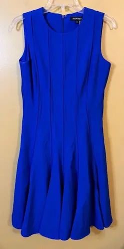 Ellen Tracy Royal Blue Fit & Flare Dress - Size 6