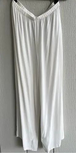 Nap Loungewear Cropped Cupro Sleep Pants White Size S