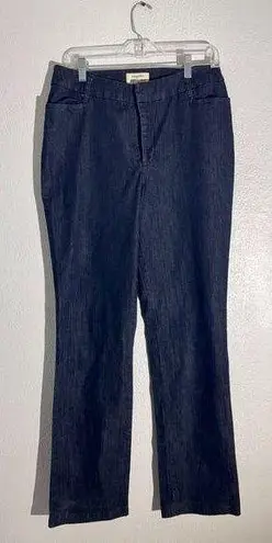 St. John’s Bay Women’s Size 10 Ultra Tall Boot Cut Jeans Classic Fit Dark Blue