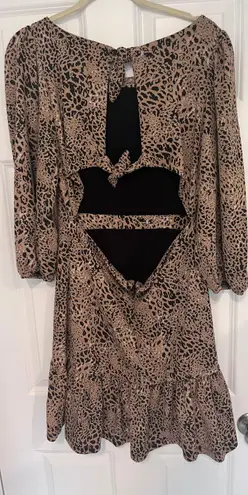 Maeve Anthropologie Leopard Print Dress