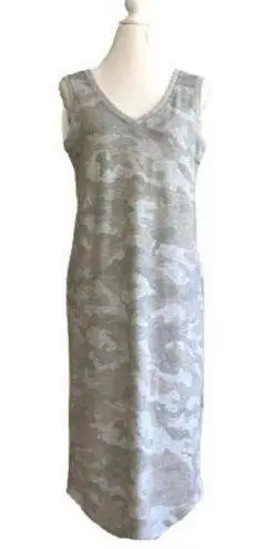 Jane and Delancey Tank Dress Camo Sleeveless V-Neck Soft Dress Small NEW