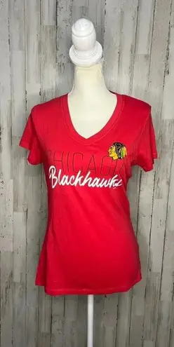 NWT Women's Size Small Chicago Blackhawks Red V