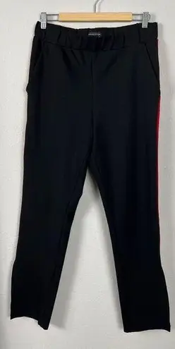 Universal Standard Black Pull-on Pants with Red Stripe-Size XS (10-12)