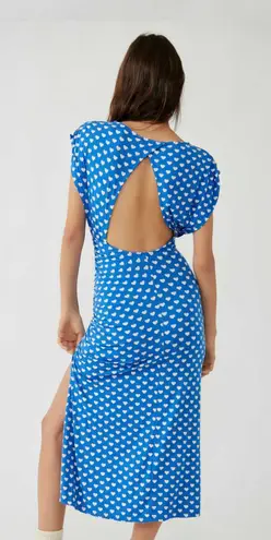 Free People Blue Midi Dress