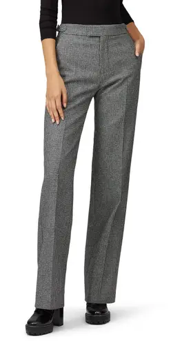 OFFICINE GÉNÉRALE Black White Houndstooth 100% Wool Celeste Pants size 42