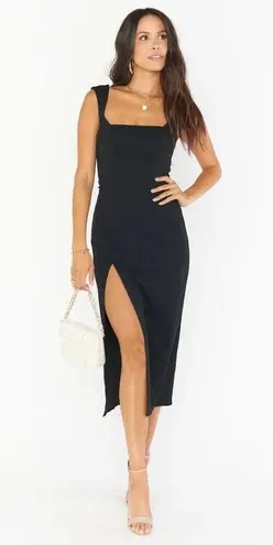 Show Me Your Mumu  Eden Dress in Black Stretch M