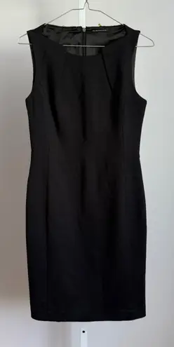 Elie Tahari Black Sleeveless Sheath Dress Work Career Cocktail Party size M