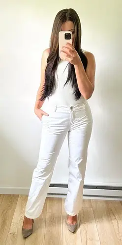 Max Mara Weekend White W12 straight Leg Pants sz 4