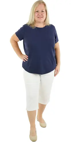 Isaac Mizrahi Live! Petite 24/7 Stretch Pedal Pusher w/ Pockets NWOT size 10P