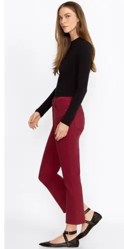 Johnny Was New Marseille Baby Boot Jeans JW1011CN8 Size 31 Cranberry
