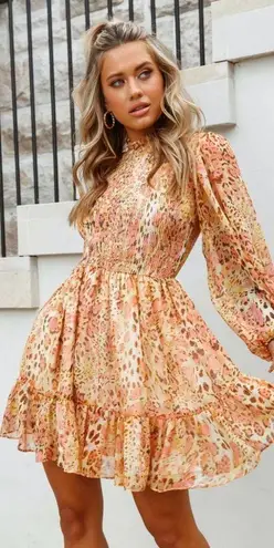 Selfie Leslie Leopard Print Dress