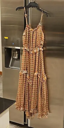 MISA Los Angeles ππ Nati Dress ~ Flora Tile Mix Medium M NWOT