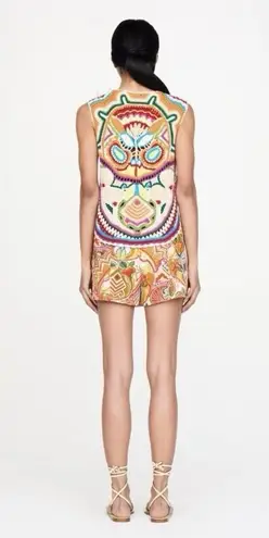 Marie Oliver NWT Armory Rainforest Crochet Linen Blend Tank Top