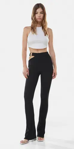 Bershka flare cut out leggings soft pants