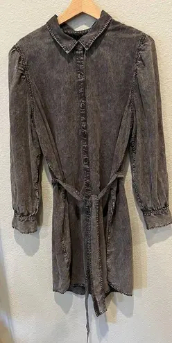 Rails Adele Acid-wash Denim Dress Size XXL