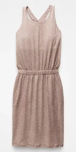 prAna Women’s Kamen Willow Sharkstooth midi tank dress Elastic waist NWT Large