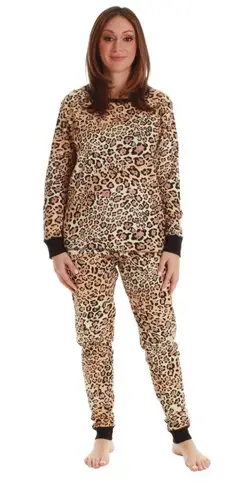 Just Love Leopard Jogger Pajamas Set