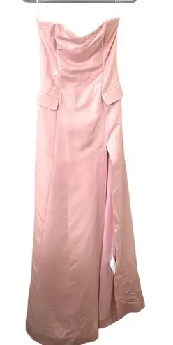 MARIA VITTORIA PAOLILLO Sleeveless Rose Pink Gown NWT Sz IT 40 (S)