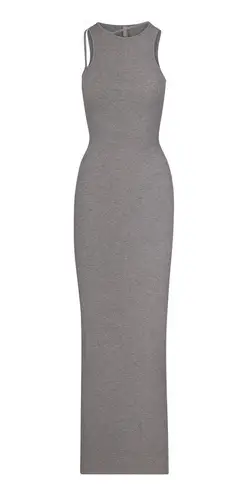 SKIMS NWOT  Soft Lounge Cutout Dress in Heather Grey