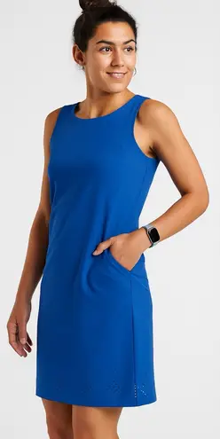 Title Nine Unconventional Sleeveless Dress Blue