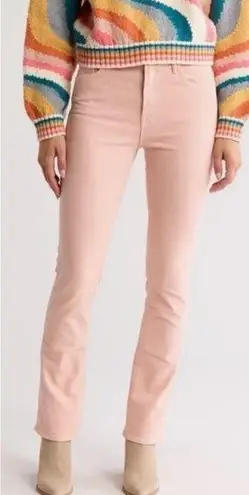 NWT MOTHER Denim The Insider Hover Ankle Jeans Peach Parfait 28 Orange