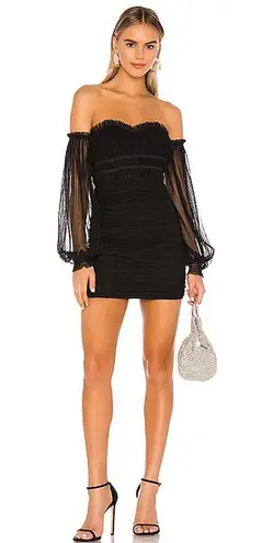 Majorelle Revolve Zata Mini Dress in Black