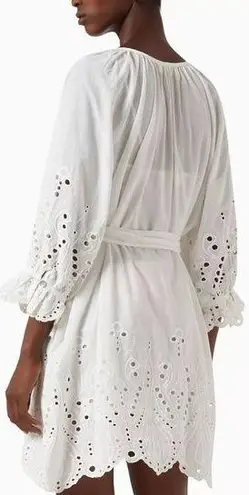 Natalie Martin 💕💕 Alex Short Dress Tangier Border Embroidered Salt Medium M NWT