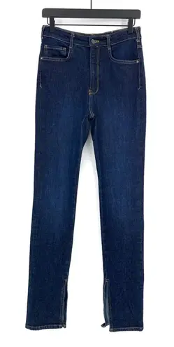 Pilcro The Split Straight Jeans Dark Wash 28