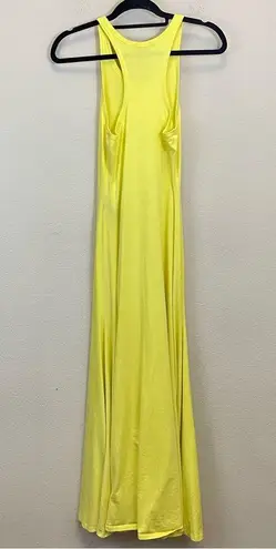 Ralph Lauren  Black Label Racerback Fit & Flare Maxi Dress Yellow Size M