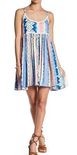 Raga Anthropologie  Flamingo Beach Tie Dye Short Dress Size XS