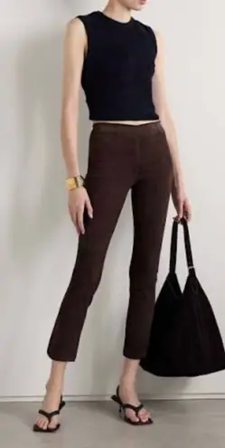Hale Bob #142 Brown Suede Riding Leggings