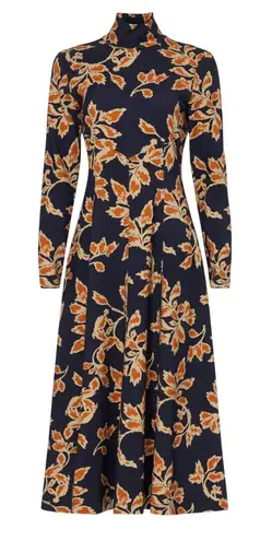 Tanya Taylor Floral Thea Dress in Blue, Size S