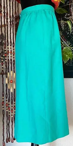 American Vintage VTG 60’s Turquoise High Waisted Pencil Skirt! Excellent Shape! Size (vintage) 6!