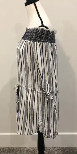 Blue Island Off Shoulder Dress