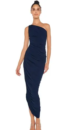 Norma Kamali Diana Midi Dress in true navy