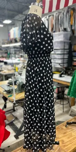 Enfocus Studio Polka Dot Maxi Dress 10