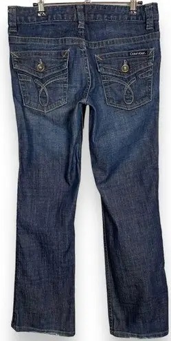 Calvin Klein Jeans  Lean Boot Cut Women Size 8‎ Blue Dark Wash