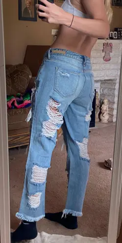 Cello Jeans Super Ripped Mom Jeans 